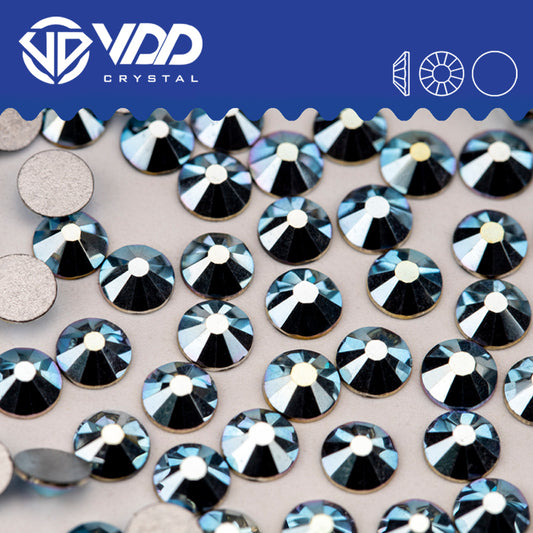 VDD 167 Ice Metal Blue Non-hotfix Rhinestones High Quality Glass Crystal Flatback Strass Stones YZ-167