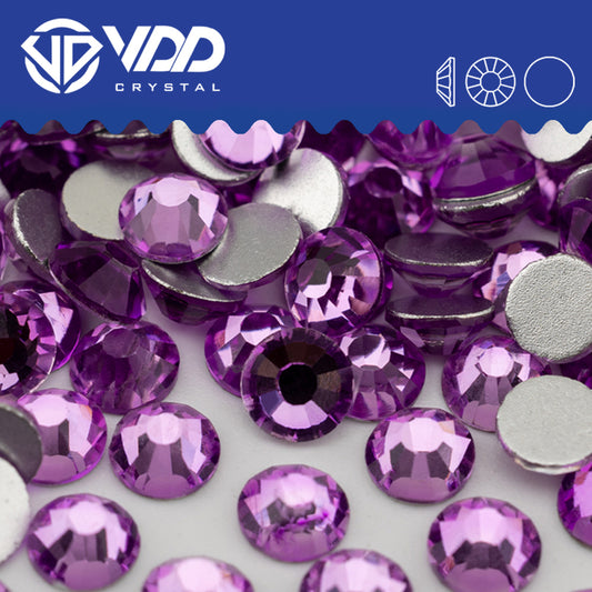 VDD 136 Lavender SS4-SS30 Non-hotfix Rhinestones High Quality Glass Crystal Flatback Strass Stones YZ-136