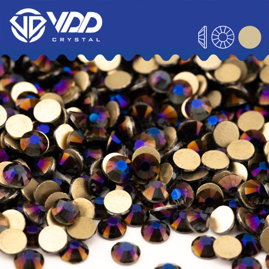 VDD  221 Ocean Srar  Gold-Back Rhinestones High Quality Glass Crystal Flatback Strass Stones JD999-221