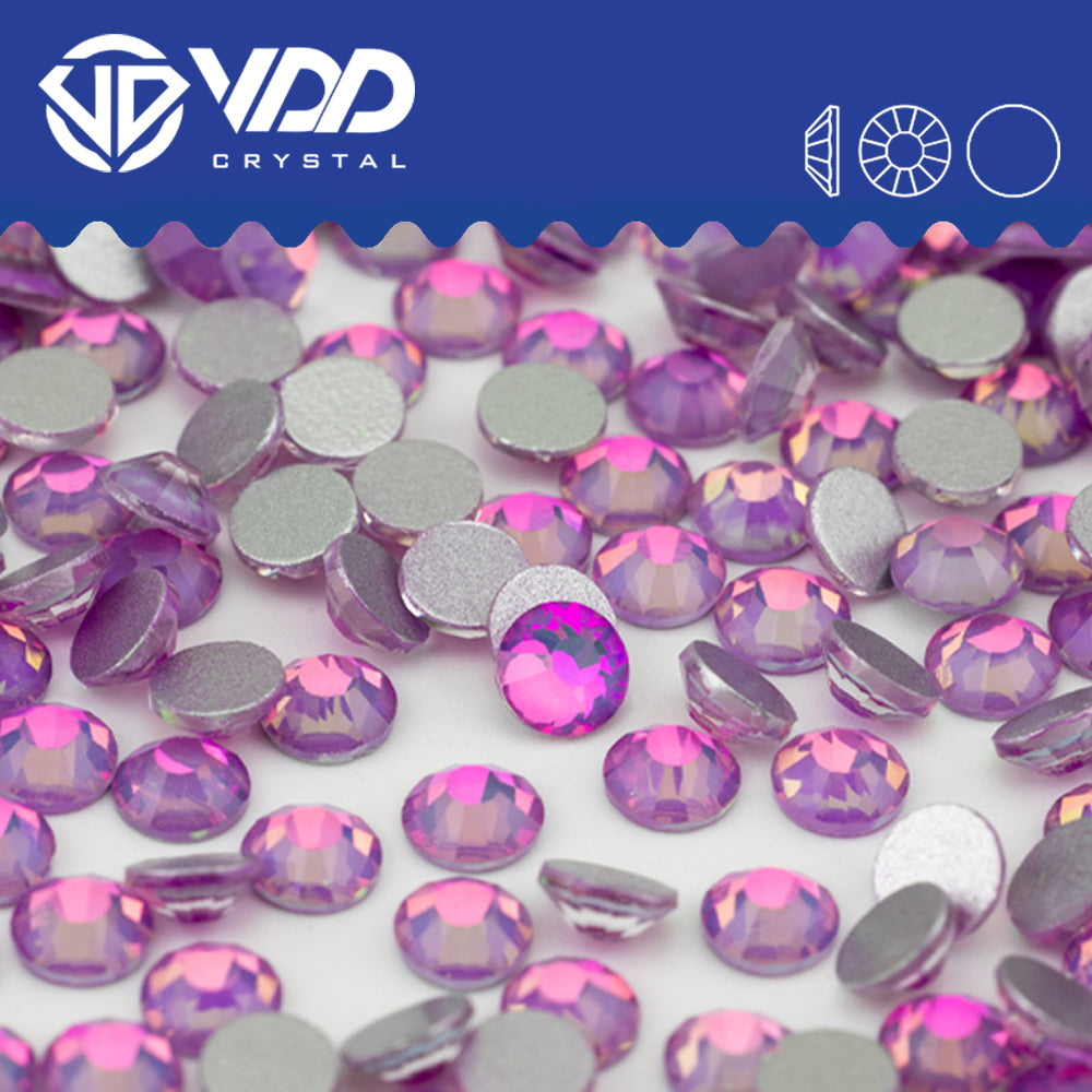 VDD 420 Galaxy-Lavender Non-hotfix Rhinestones High Quality Glass Crystal Flatback Strass Stones YZ-420