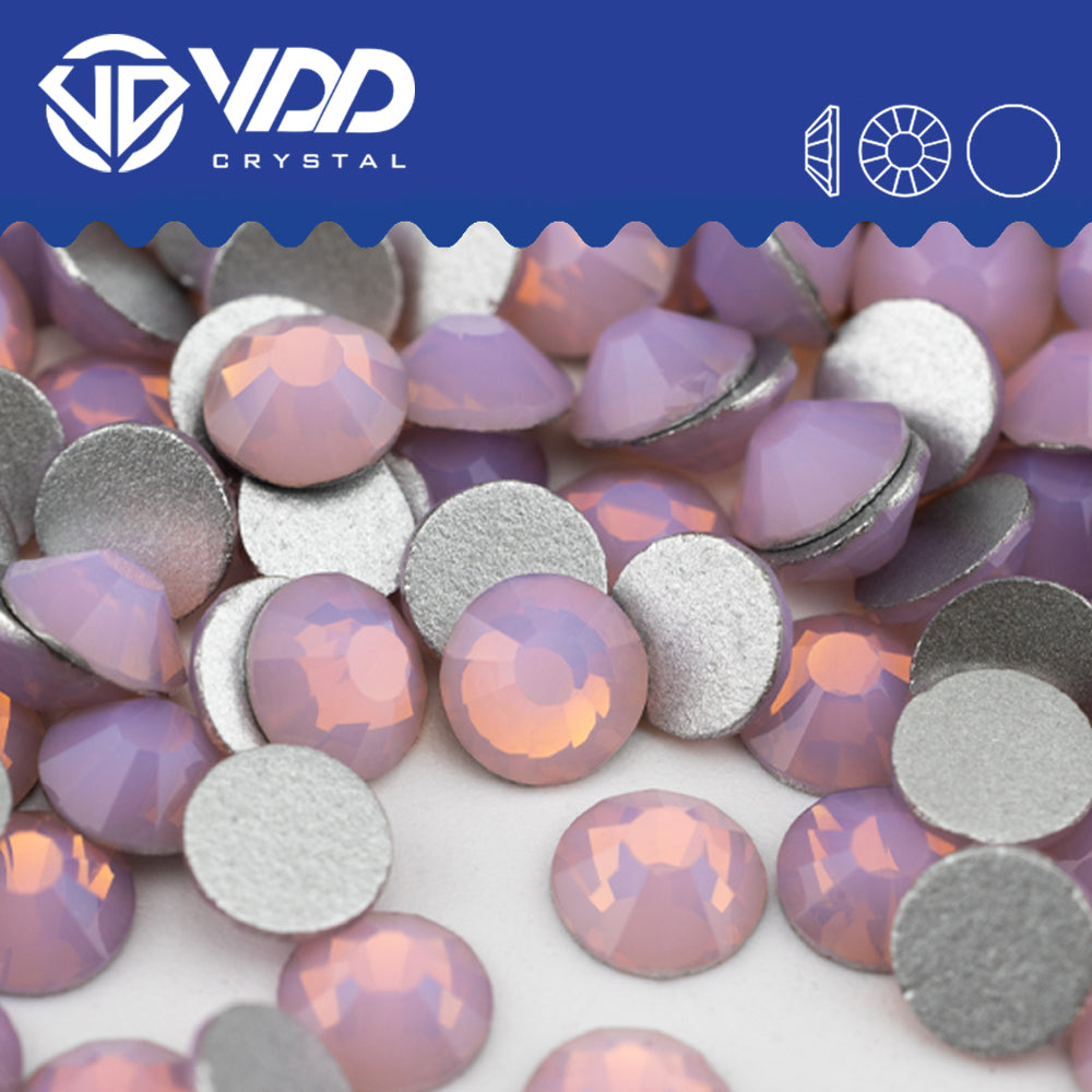 VDD 047 Pink Opal Non-hotfix Rhinestones High Quality Glass Crystal Flatback Strass Stones YZ-047