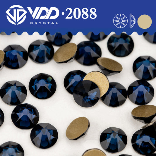 VDD 031	Montana 2088 Non-hotfix Rhinestones High Quality AAAAA 8 Big 8 Small Glass Crystal Flatback Strass Stones BD888-031