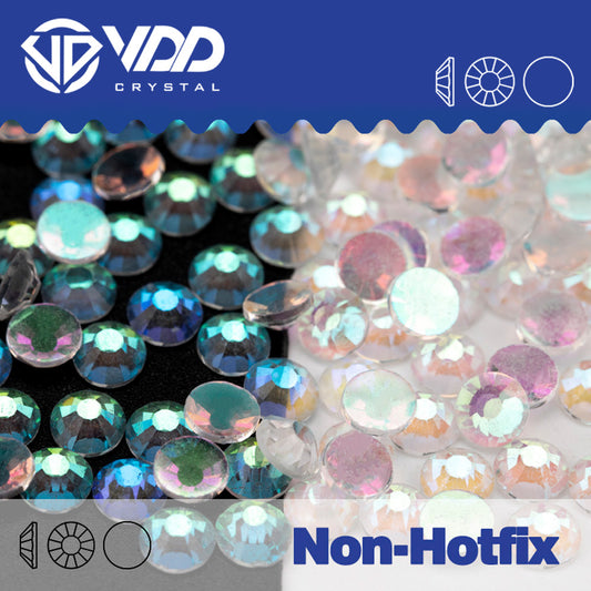 VDD 150 Shining Aurora Non-hotfix Rhinestones High Quality Glass Crystal Flatback Strass Stones YZ-150