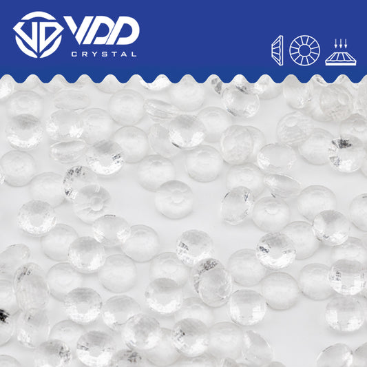 VDD 056 Transparent Hot-Fix Rhinestones High Quality Glass Crystal Flatback Strass Stones Hotfix-056