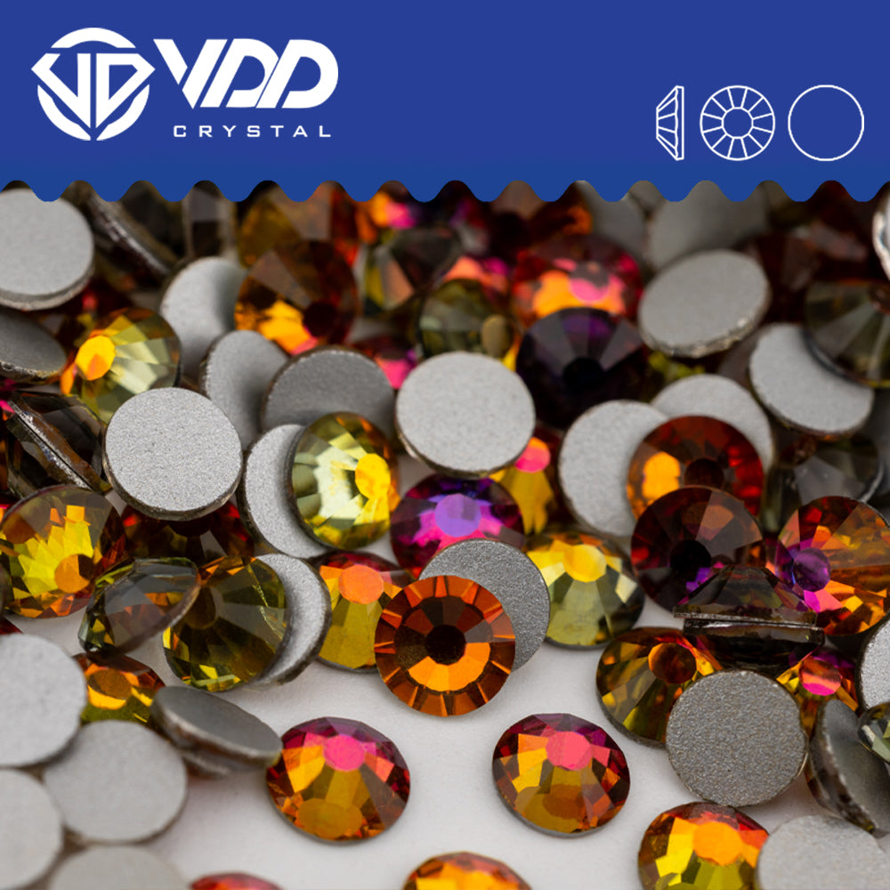 VDD 062 Volcano Non-hotfix Rhinestones High Quality Glass Crystal Flatback Strass Stones YZ-062