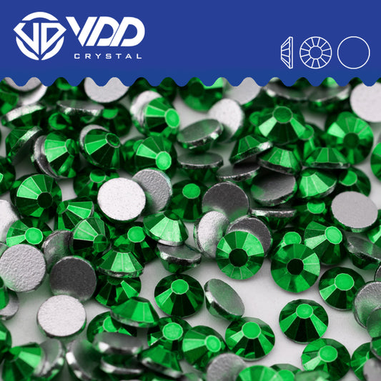 VDD 176 Metallic Emerald Non-hotfix Rhinestones High Quality Glass Crystal Flatback Strass Stones YZ-176