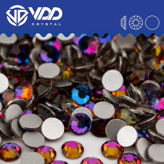 VDD 063 Blue Flare Non-hotfix Rhinestones High Quality Glass Crystal Flatback Strass Stones YZ-063