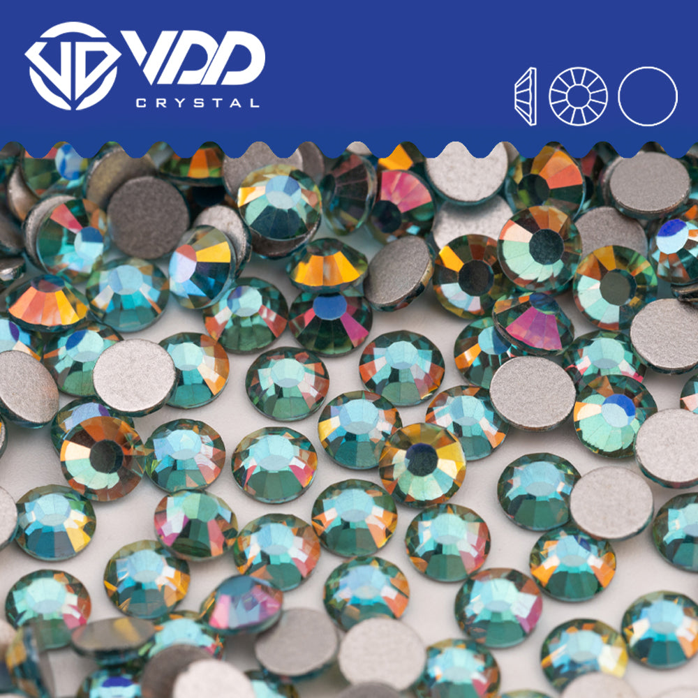 VDD 353 Magma Aquamarine  Non-hotfix Rhinestones High Quality Glass Crystal Flatback Strass Stones YZ-353