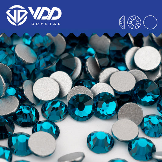 VDD 025 Indicolite Non-hotfix Rhinestones High Quality Glass Crystal Flatback Strass Stones YZ-025