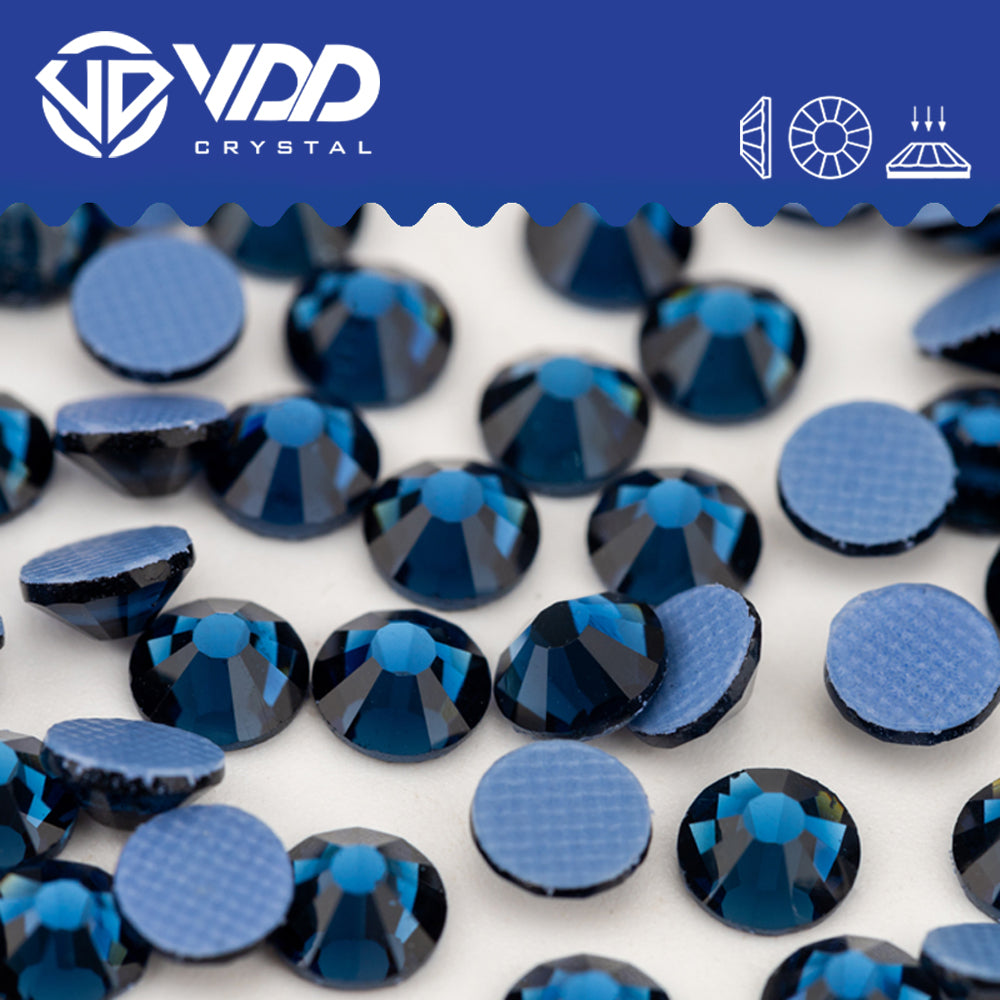 VDD 031 Montana Hot-Fix Rhinestones High Quality Glass Crystal Flatback Strass Stones Hotfix-031