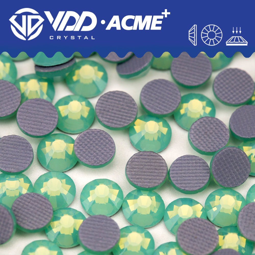 VDD 046 Green Opal  ACME+ Hot-Fix Rhinestones High Quality AAAAA Glass Crystal Flatback Strass Stones ACME-046