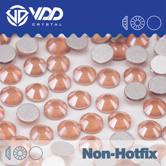 VDD 143 MRD-Honey Peach Non-hotfix Rhinestones High Quality Glass Crystal Flatback Strass Stones YZ-143