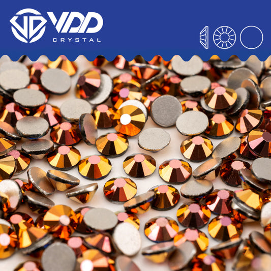 VDD 166 Magic Coffee  Non-hotfix Rhinestones High Quality Glass Crystal Flatback Strass Stones YZ-166