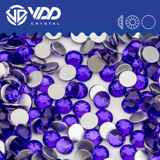 VDD 129 Blueberry Non-hotfix Rhinestones High Quality Glass Crystal Flatback Strass Stones YZ-129