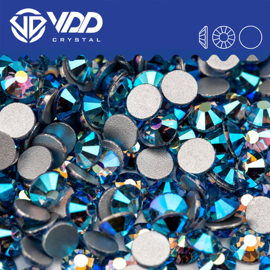VDD 090 Lt.Sapphire AB Non-hotfix Rhinestones High Quality Glass Crystal Flatback Strass Stones YZ-090