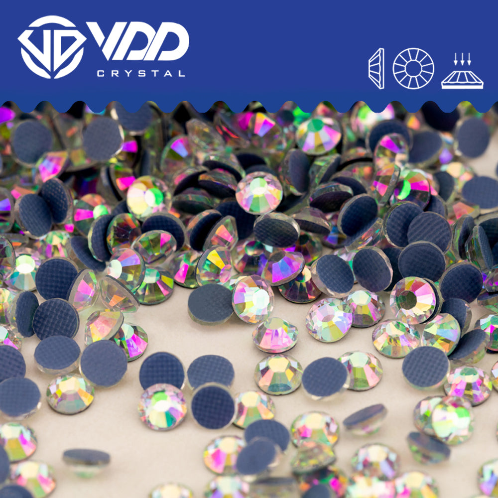 VDD 222 Spring Bloom Hot-Fix Rhinestones High Quality Glass Crystal Flatback Strass Stones Hotfix-222