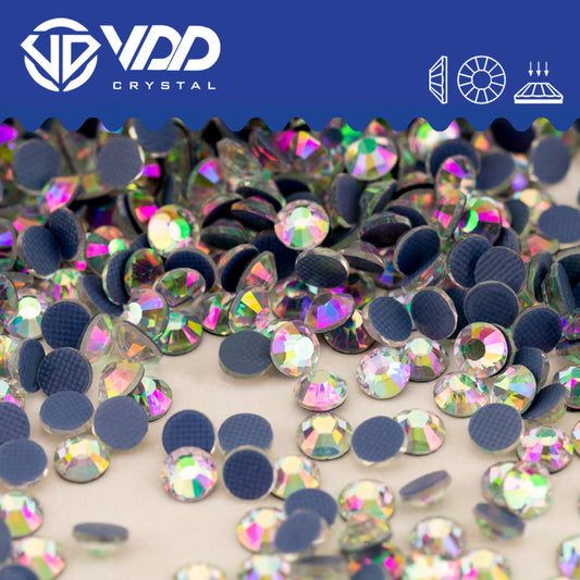 VDD 222 Spring Bloom Hot-Fix Rhinestones High Quality Glass Crystal Flatback Strass Stones Hotfix-222