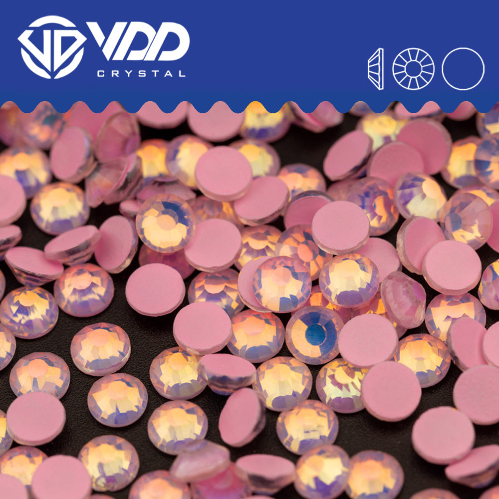VDD 401 Pink Nebula Non-hotfix Rhinestones High Quality Glass Crystal Flatback Strass Stones YZ-401