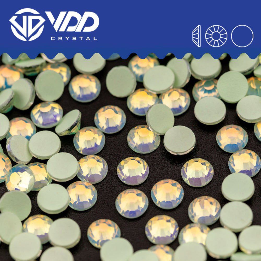 VDD 403 Peridot Nebula Non-hotfix Rhinestones High Quality Glass Crystal Flatback Strass Stones YZ-403