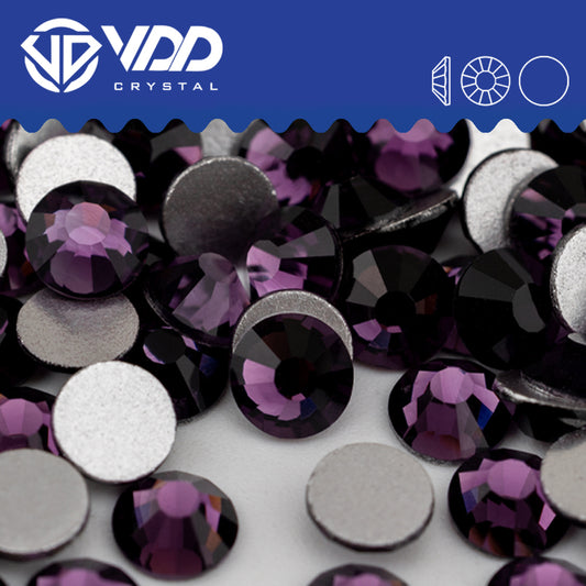 VDD 035 Tanzanite Non-hotfix Rhinestones High Quality Glass Crystal Flatback Strass Stones YZ-035