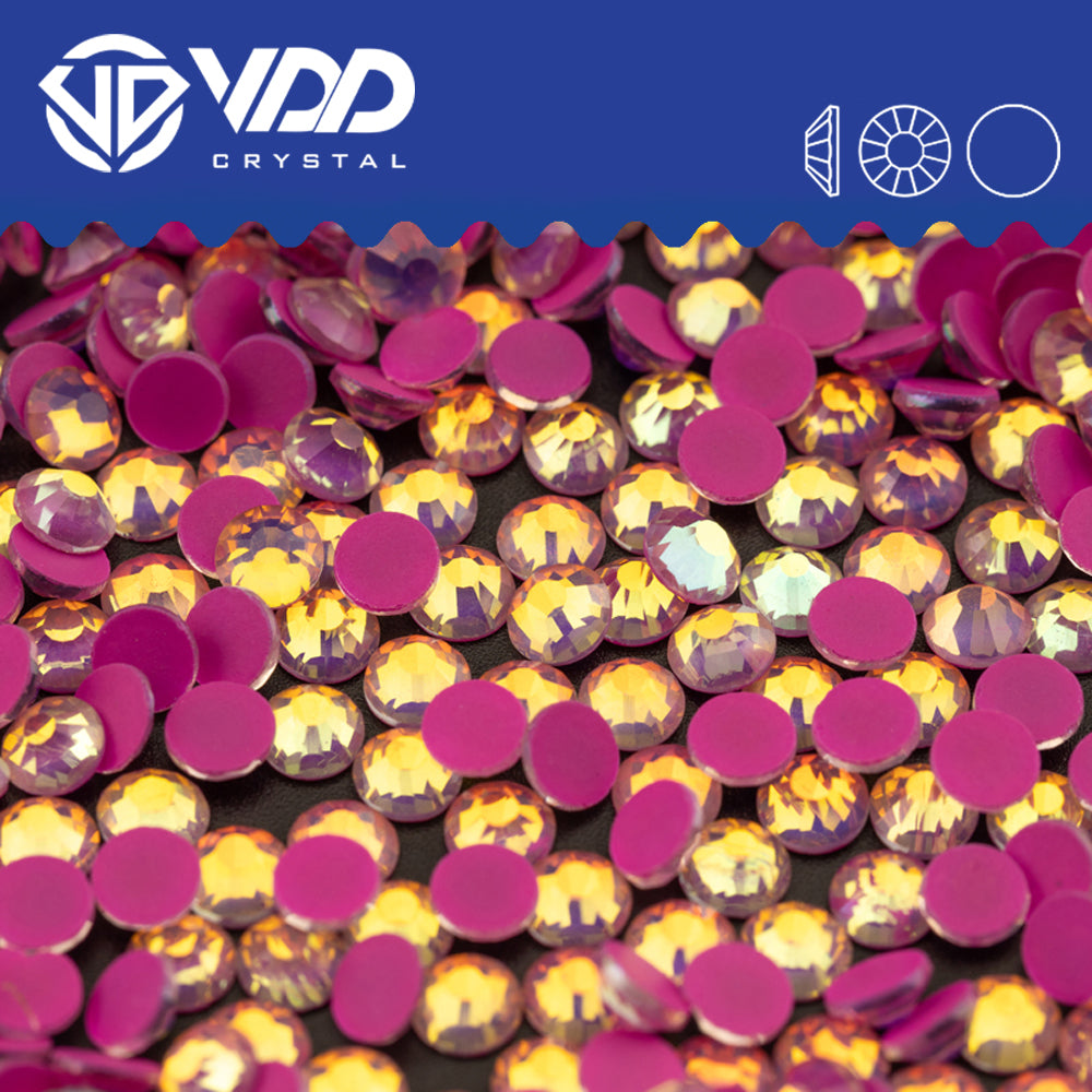 VDD 402 Rose Nebula Non-hotfix Rhinestones High Quality Glass Crystal Flatback Strass Stones YZ-402