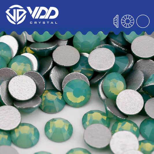 VDD 046 Green Opal  Non-hotfix Rhinestones High Quality Glass Crystal Flatback Strass Stones YZ-046