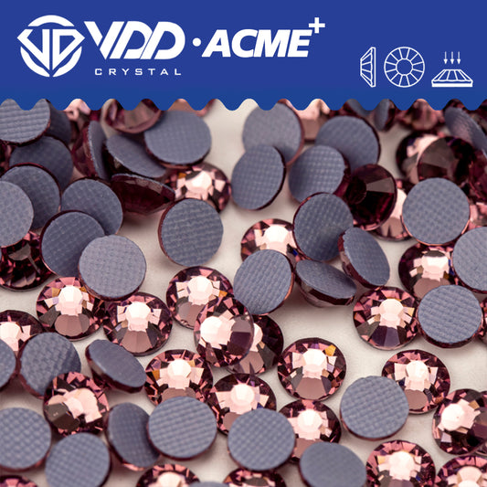 VDD 032 Lt. Amethyst  ACME+ Hot-Fix Rhinestones High Quality AAAAA Glass Crystal Flatback Strass Stones ACME-032