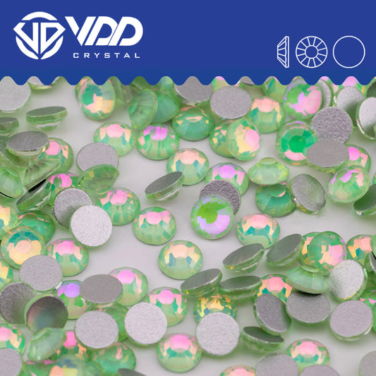 VDD 411 Galaxy-Green Non-hotfix Rhinestones High Quality Glass Crystal Flatback Strass Stones YZ-411