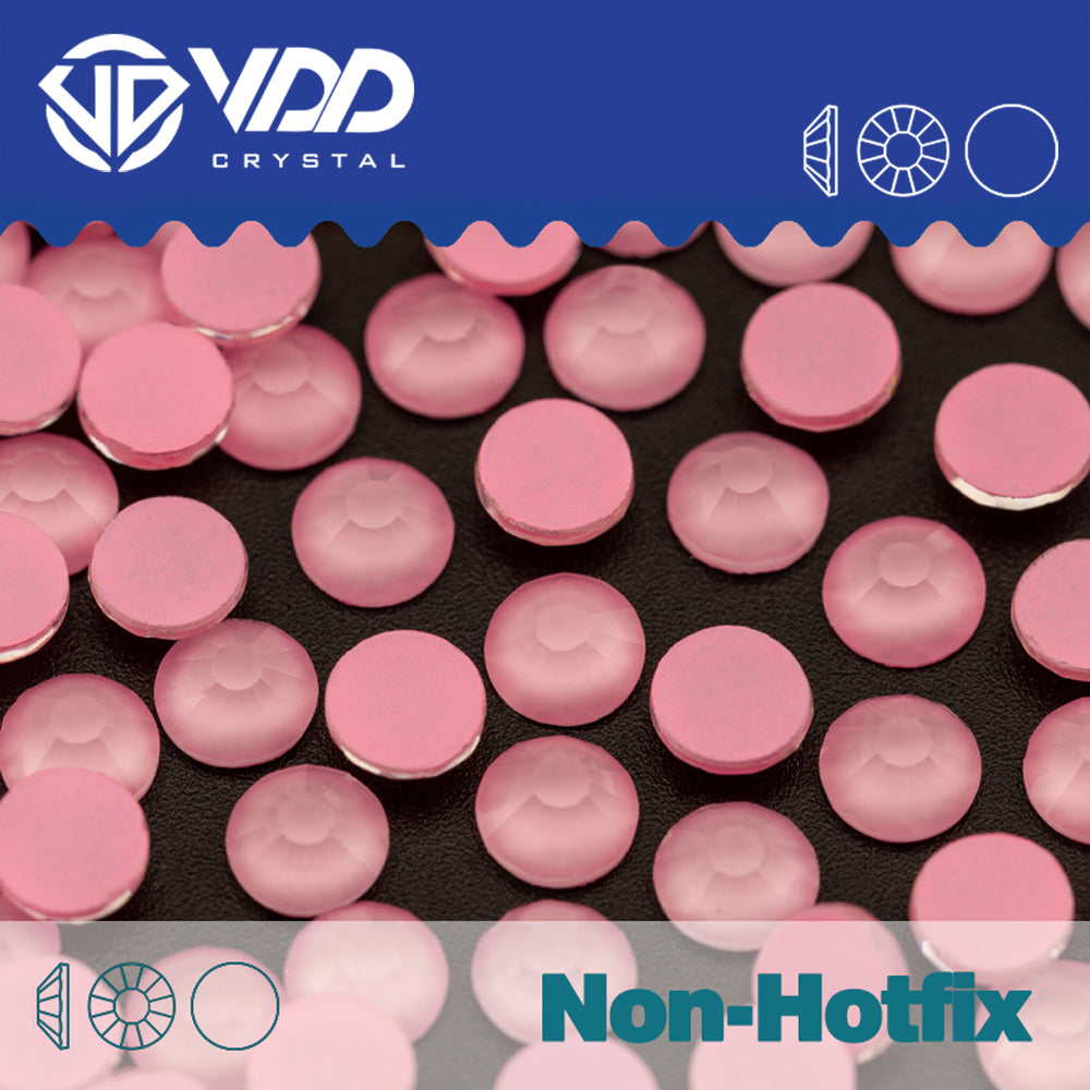 VDD 324 Rococo Lt.Pink Non-hotfix Rhinestones High Quality Glass Crystal Flatback Strass Stones YZ-324