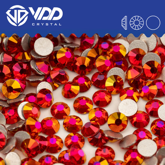 VDD 356 Magma Cherry Non-hotfix Rhinestones High Quality Glass Crystal Flatback Strass Stones YZ-356