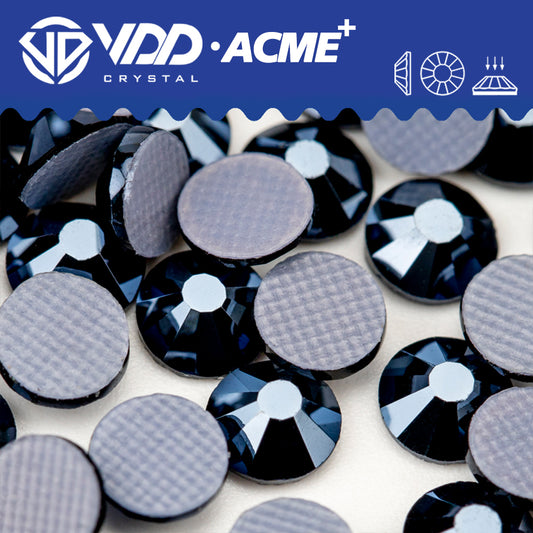 VDD 068 Metallic Blue ACME+ Hot-Fix Rhinestones High Quality AAAAA Glass Crystal Flatback Strass Stones ACME-068