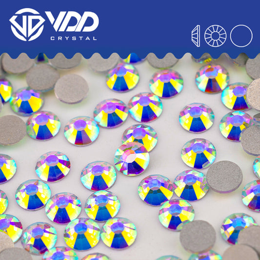 VDD 055 Crystal AB Non-hotfix Rhinestones High Quality Glass Crystal Flatback Strass Stones YZ-055
