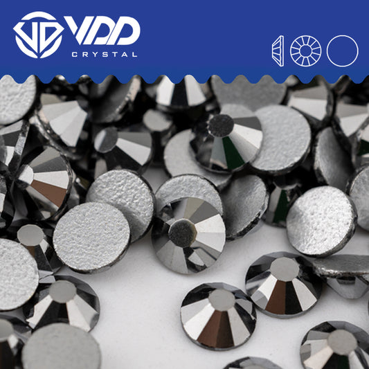 VDD 065 Hematite Non-hotfix Rhinestones High Quality Glass Crystal Flatback Strass Stones YZ-065