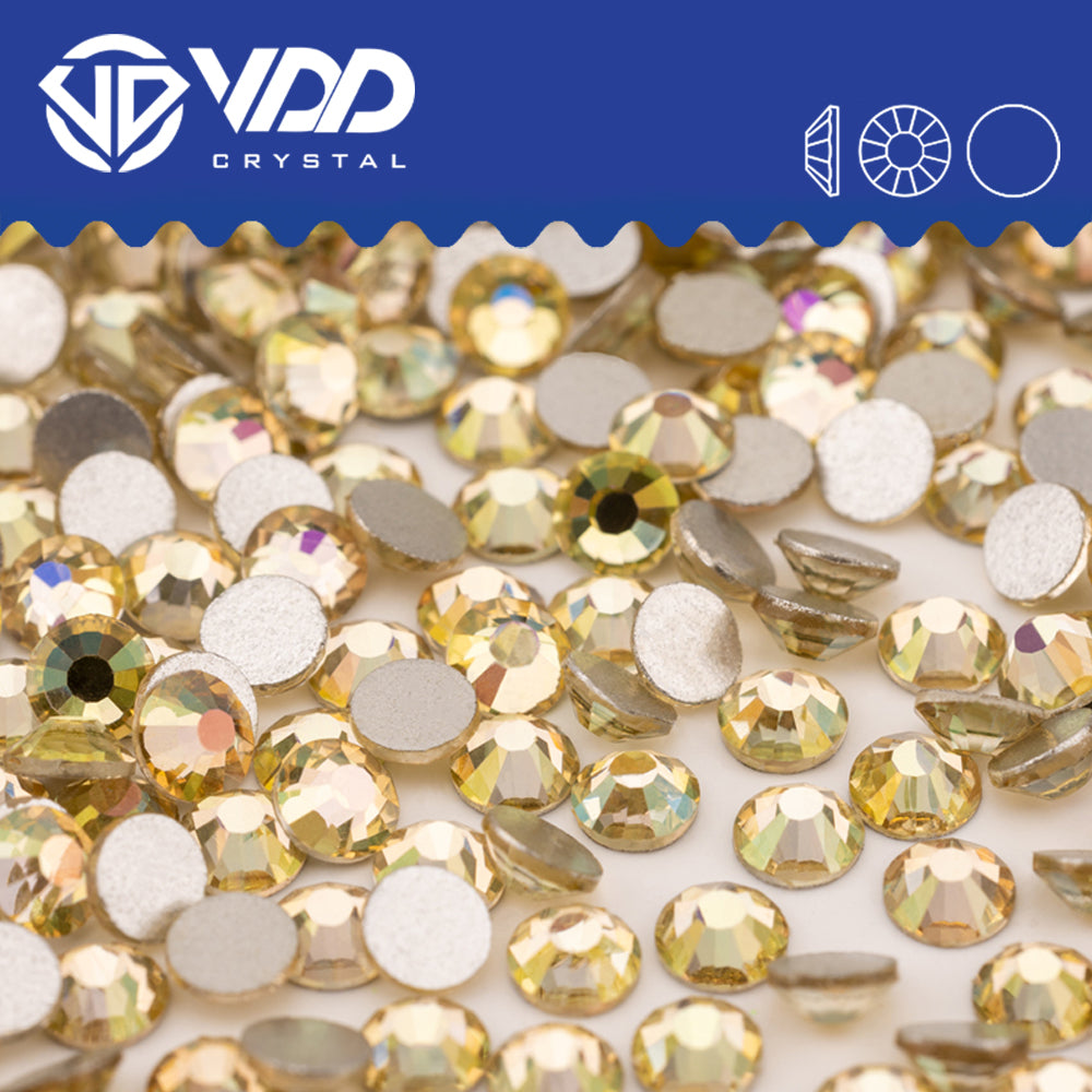 VDD 127 Sunny Bright  Non-hotfix Rhinestones High Quality Glass Crystal Flatback Strass Stones YZ-127