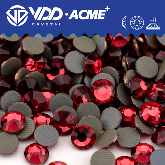 VDD 017 Indian Pink ACME+ Hot-Fix Rhinestones High Quality AAAAA Glass Crystal Flatback Strass Stones ACME-017