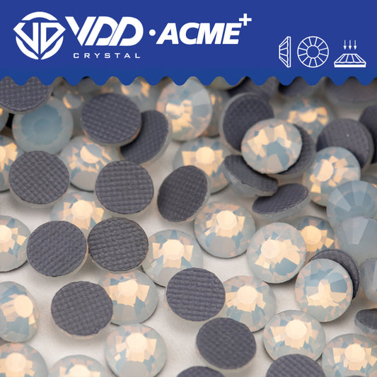 VDD 044 White Opal  ACME+ Hot-Fix Rhinestones High Quality AAAAA Glass Crystal Flatback Strass Stones ACME-044