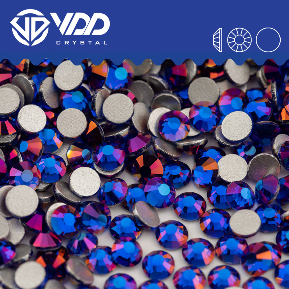 VDD 355 Magma Sapphire Non-hotfix Rhinestones High Quality Glass Crystal Flatback Strass Stones YZ-355