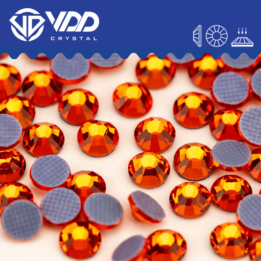 VDD 011 Hyacinth Hot-Fix Rhinestones High Quality Glass Crystal Flatback Strass Stones Hotfix-011