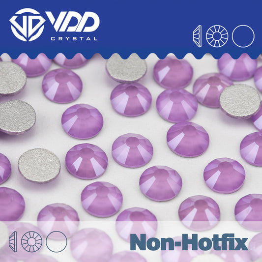 VDD 146 MRD-Lilac Non-hotfix Rhinestones High Quality Glass Crystal Flatback Strass Stones YZ-146