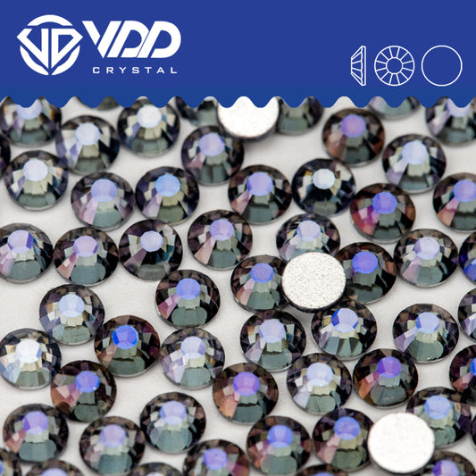 VDD 120 Night Purple  Non-hotfix Rhinestones High Quality Glass Crystal Flatback Strass Stones YZ-120