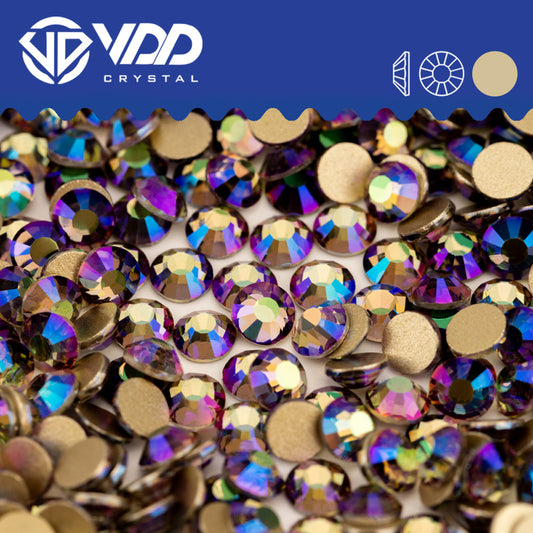 VDD  224 Ghost Dream Gold-Back Rhinestones High Quality Glass Crystal Flatback Strass Stones JD999-224