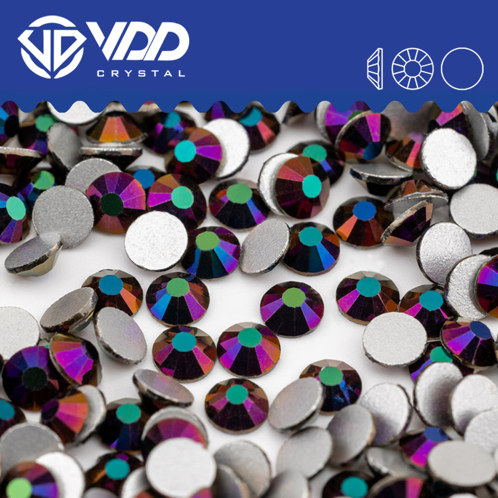 VDD 168 Blue Love Non-hotfix Rhinestones High Quality Glass Crystal Flatback Strass Stones YZ-168