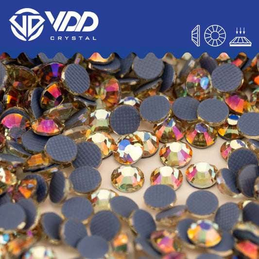 VDD 225 Memory Hot-Fix Rhinestones High Quality Glass Crystal Flatback Strass Stones Hotfix-225
