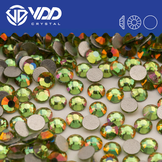 VDD 352 Magma Peridot Non-hotfix Rhinestones High Quality Glass Crystal Flatback Strass Stones YZ-352