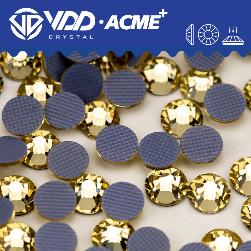 VDD 004 Jonquil ACME+ Hot-Fix Rhinestones High Quality AAAAA Glass Crystal Flatback Strass Stones ACME-004