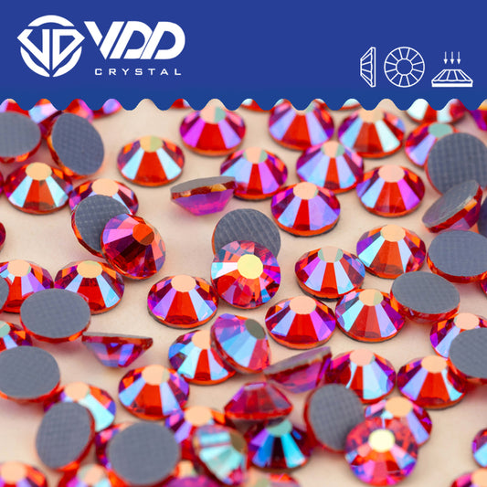 VDD 095 Hyacinth AB Hot-Fix Rhinestones High Quality Glass Crystal Flatback Strass Stones Hotfix-095