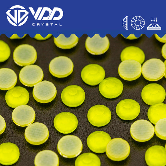 VDD 285 M Citrine Hot-Fix Rhinestones High Quality Glass Crystal Flatback Strass Stones Hotfix-285