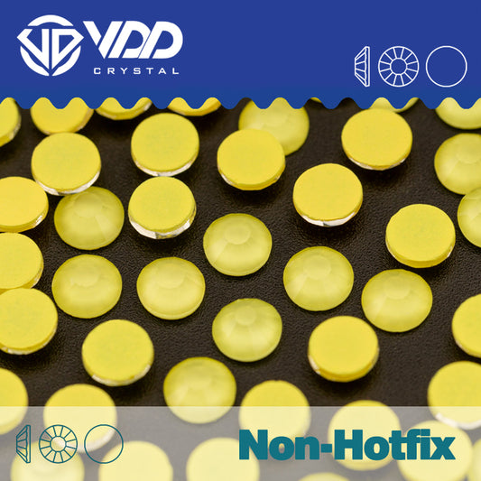 VDD 321 Rococo Lt.Yellow Non-hotfix Rhinestones High Quality Glass Crystal Flatback Strass Stones YZ-321