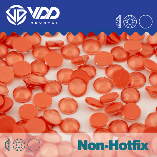 VDD 327 Rococo-Lt.R.Coral Non-hotfix Rhinestones High Quality Glass Crystal Flatback Strass Stones YZ-327