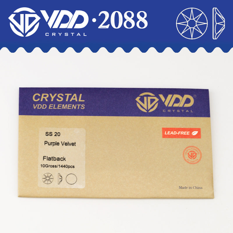 VDD 226 Celeste SS16-SS30 High Quality 2088 Rhinestones Crystal 8 Big 8 Small Flatback Stones For DIY Crafts Nail Art Decoration